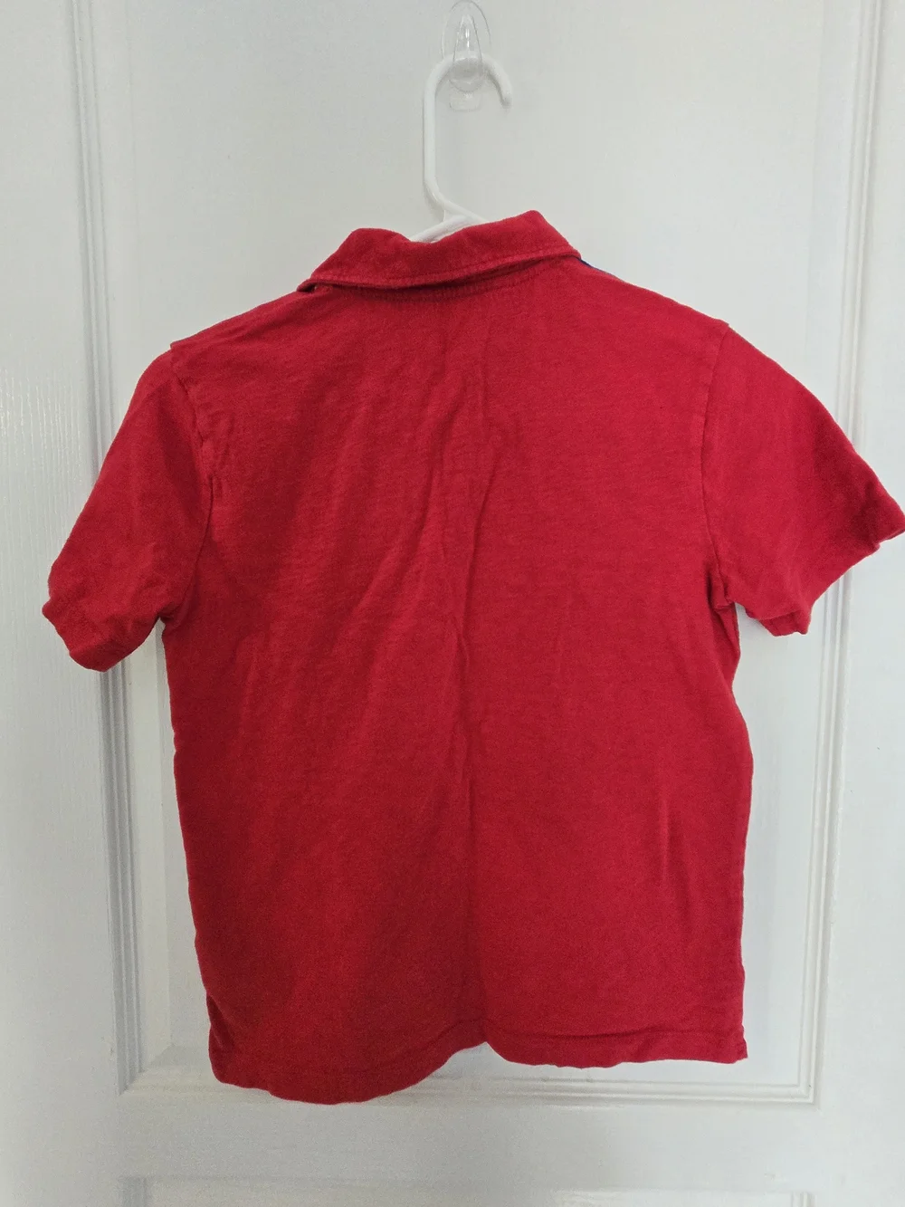 Boys Gap Size L Red American Flag Polo Shirt